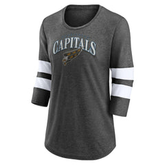 Washington Capitals Fanatics Women's Special Edition 2.0 Barn Burner 3/4 Sleeve T-Shirt -  NHL T-shirts