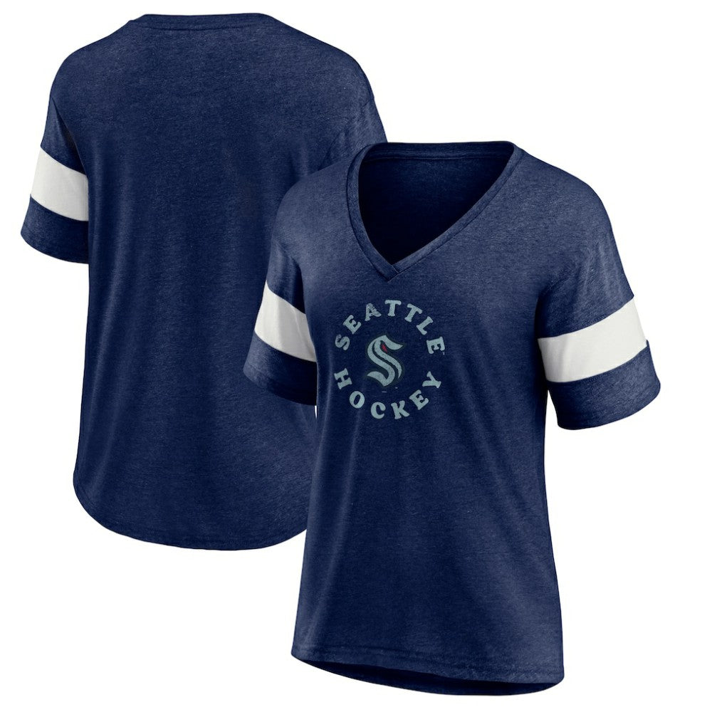Seattle Kraken Fanatics Women's Special Edition 2.0 Ring The Alarm V-Neck T-Shirt -  NHL T-shirts