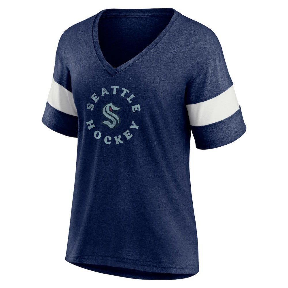 Seattle Kraken Fanatics Women's Special Edition 2.0 Ring The Alarm V-Neck T-Shirt -  NHL T-shirts