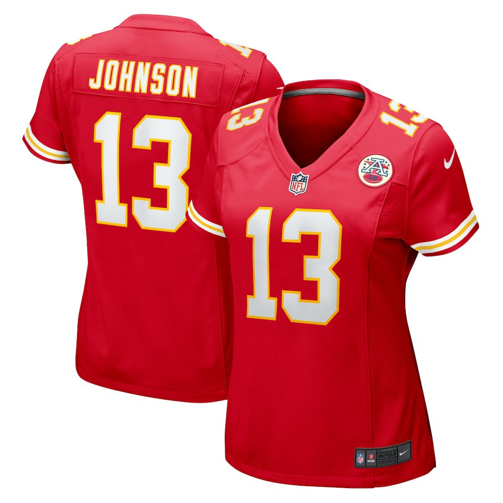 Kansas City Chiefs Nazeeh Johnson  Women's Game Player Jersey | NFL Discount