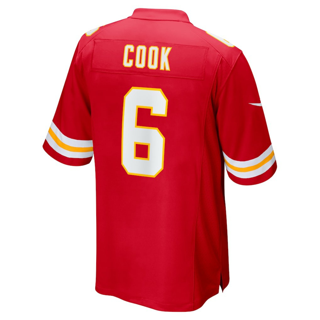 Kansas City Chiefs Bryan Cook  Game Player Jersey | NFL Outlet