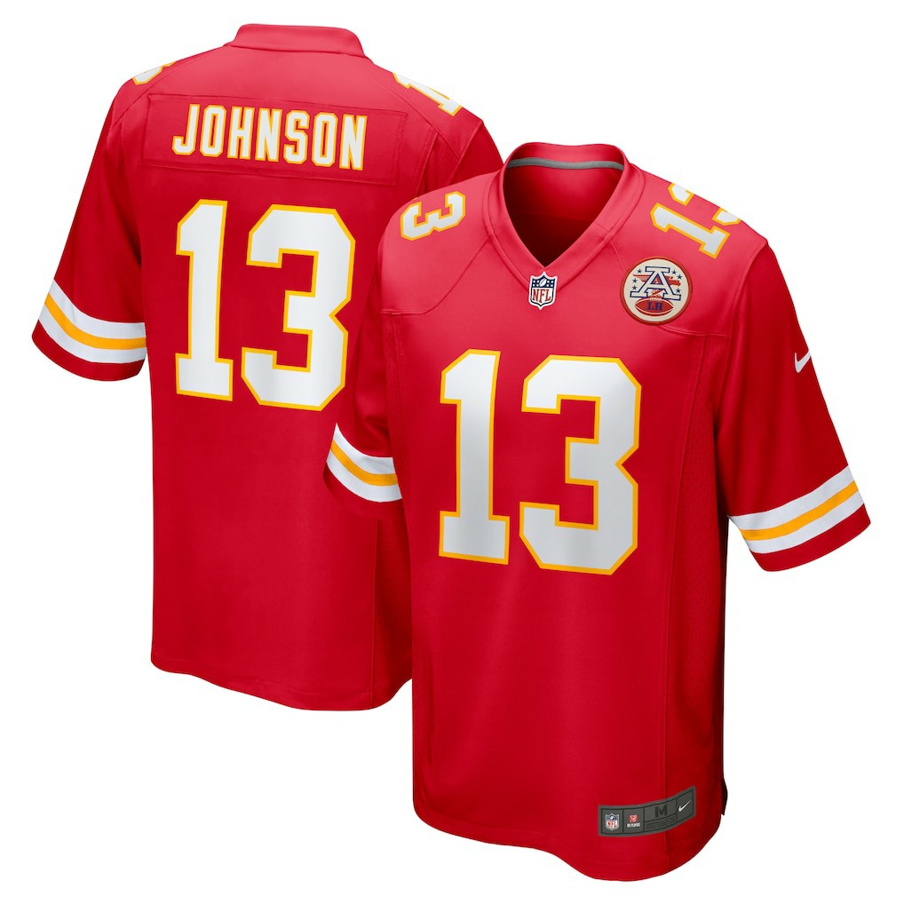 Kansas City Chiefs Nazeeh Johnson  Game Player Jersey | NFL US