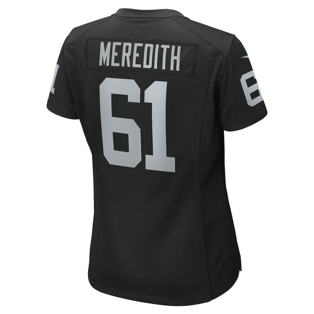 Las Vegas Raiders Jordan Meredith  Women's Game Player Jersey | NFL Outlet