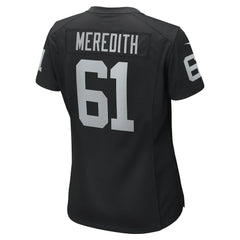 Las Vegas Raiders Jordan Meredith  Women's Game Player Jersey | NFL Outlet