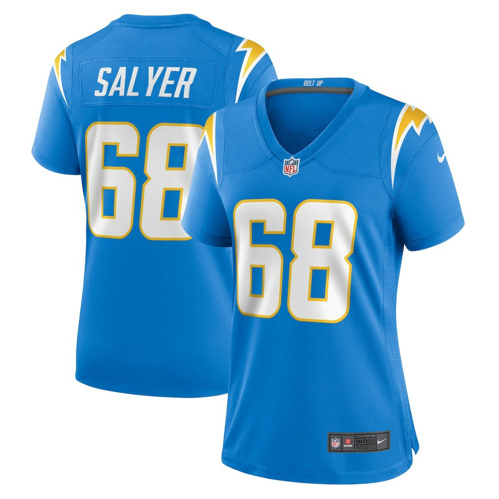Los Angeles Chargers Jamaree Salyer  Women's Game Player Jersey | NFL Outlet