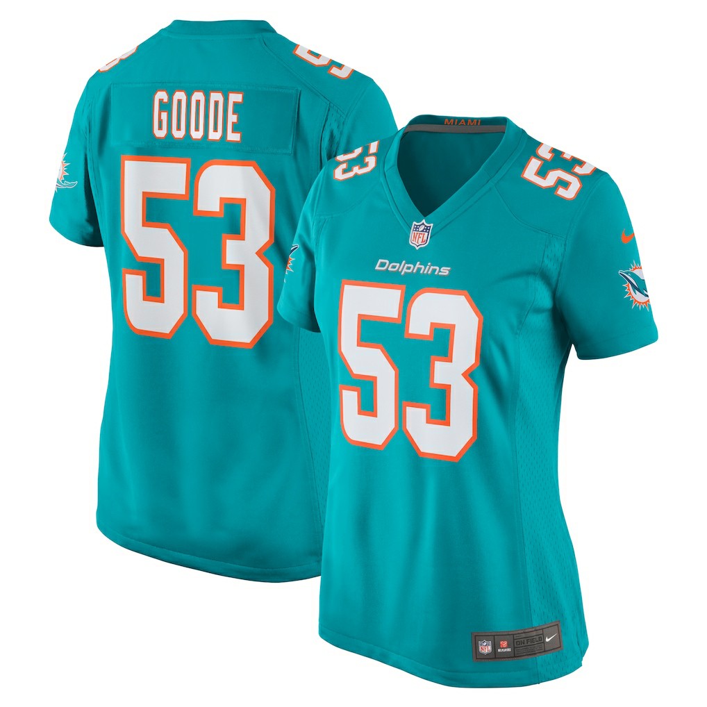Miami Dolphins Cameron Goode  Women's Game Player Jersey | NFL Online