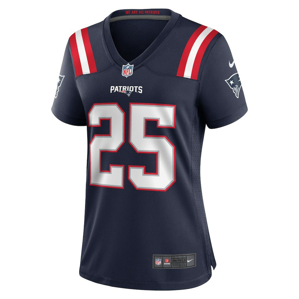 New England Patriots Marcus Jones  Women's Game Jersey | NFL Outlet