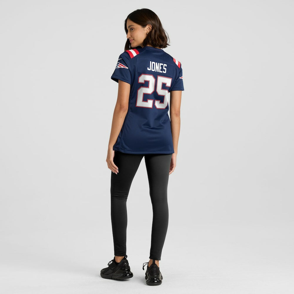 New England Patriots Marcus Jones  Women's Game Jersey | NFL Outlet