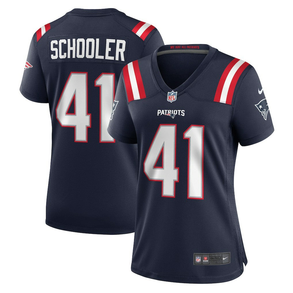 New England Patriots Brenden Schooler  Women's Game Jersey | NFL Online