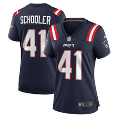 New England Patriots Brenden Schooler  Women's Game Jersey | NFL Online