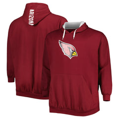 Arizona Cardinals Big & Tall Logo Pullover Hoodie | NFL Discount