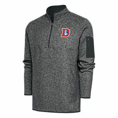 Denver Broncos Antigua Throwback Fortune Quarter-Zip Pullover Jacket | NFL Hot