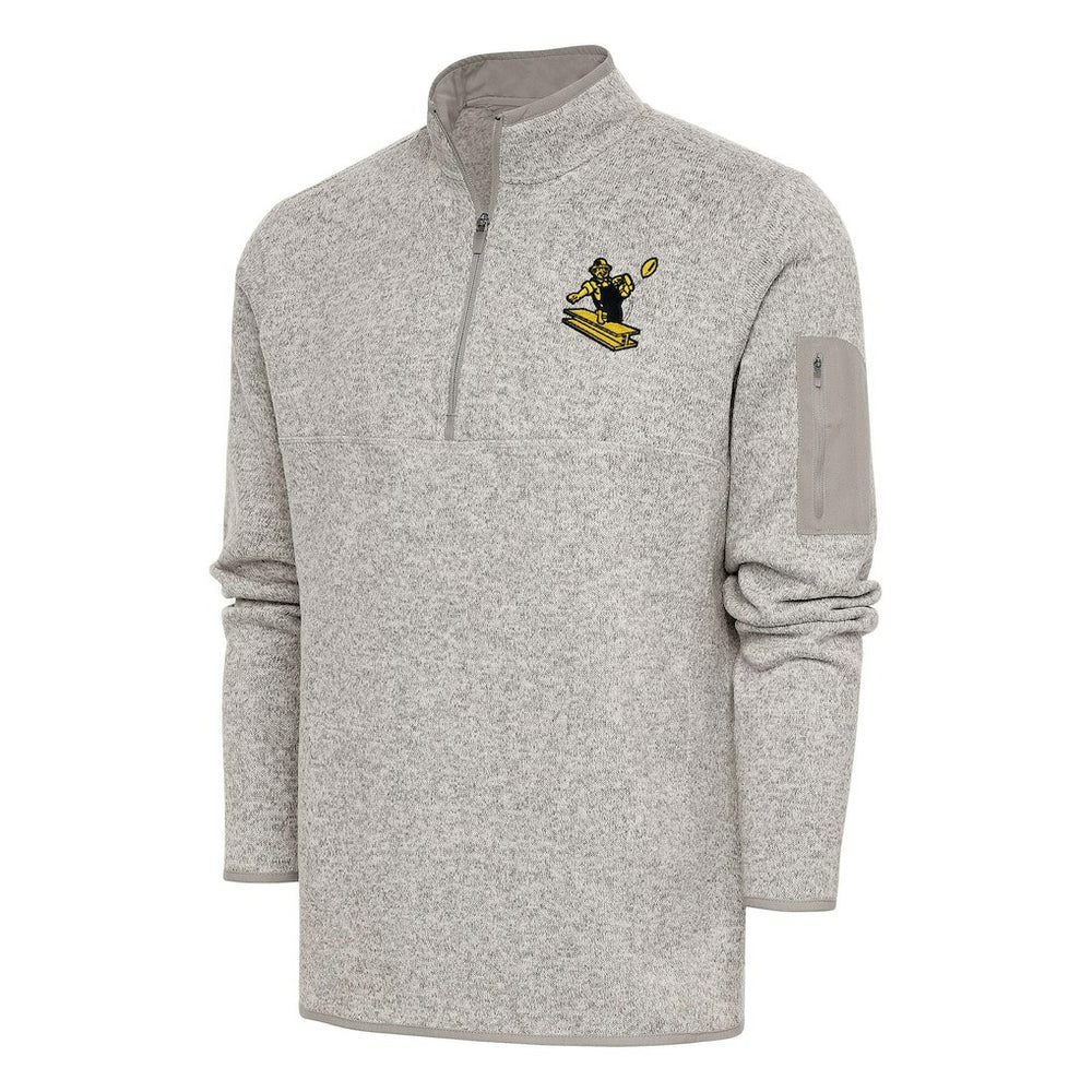 Pittsburgh Steelers Antigua Throwback Fortune Quarter-Zip Pullover Jacket | NFL US