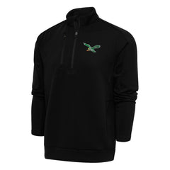 Philadelphia Eagles Antigua Team Logo Throwback Generation Quarter-Zip Pullover Top | NFL Hot