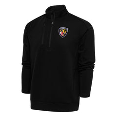 Baltimore Ravens Antigua Team Logo Throwback Generation Quarter-Zip Pullover Top | NFL Outlet