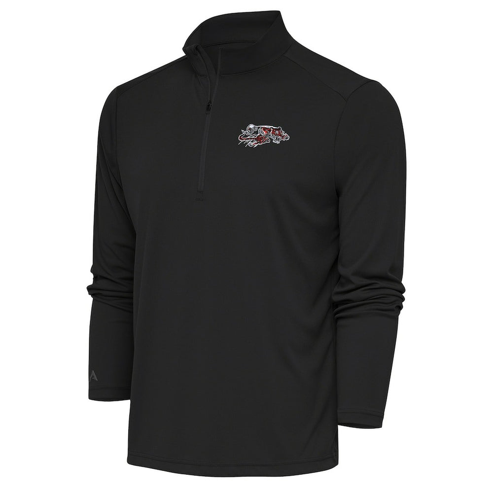Cincinnati Bengals Antigua Team Logo Throwback Tribute Quarter-Zip Pullover Top | NFL US