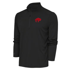 Buffalo Bills Antigua Team Logo Throwback Tribute Quarter-Zip Pullover Top | NFL Hot