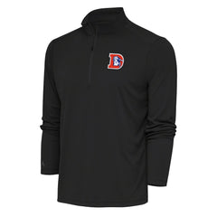 Denver Broncos Antigua Team Logo Throwback Tribute Quarter-Zip Pullover Top | NFL Near me