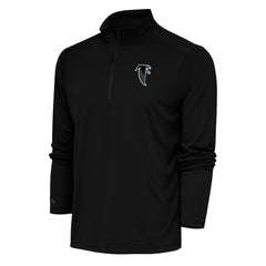 Atlanta Falcons Antigua Team Logo Throwback Tribute Quarter-Zip Pullover Top | NFL Outlet