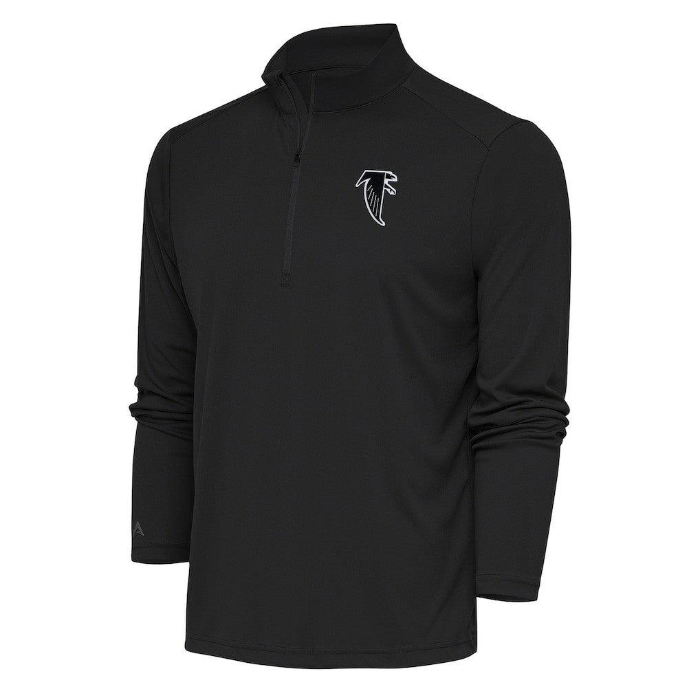 Atlanta Falcons Antigua Team Logo Throwback Tribute Quarter-Zip Pullover Top | NFL Sale