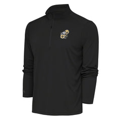 New Orleans Saints Antigua Team Logo Throwback Tribute Quarter-Zip Pullover Top | NFL Online