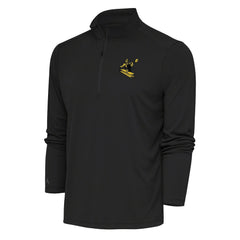Pittsburgh Steelers Antigua Team Logo Throwback Tribute Quarter-Zip Pullover Top | NFL Hot