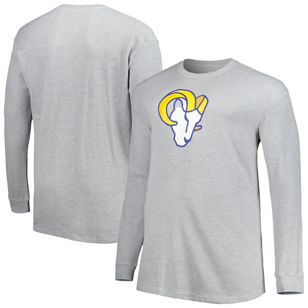 Los Angeles Rams Big & Tall Waffle-Knit Thermal Long Sleeve T-Shirt | NFL Outlet