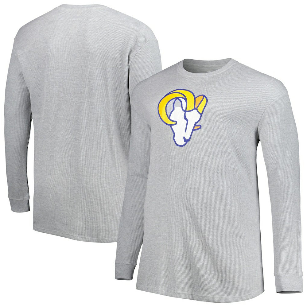 Los Angeles Rams Big & Tall Waffle-Knit Thermal Long Sleeve T-Shirt | NFL Outlet