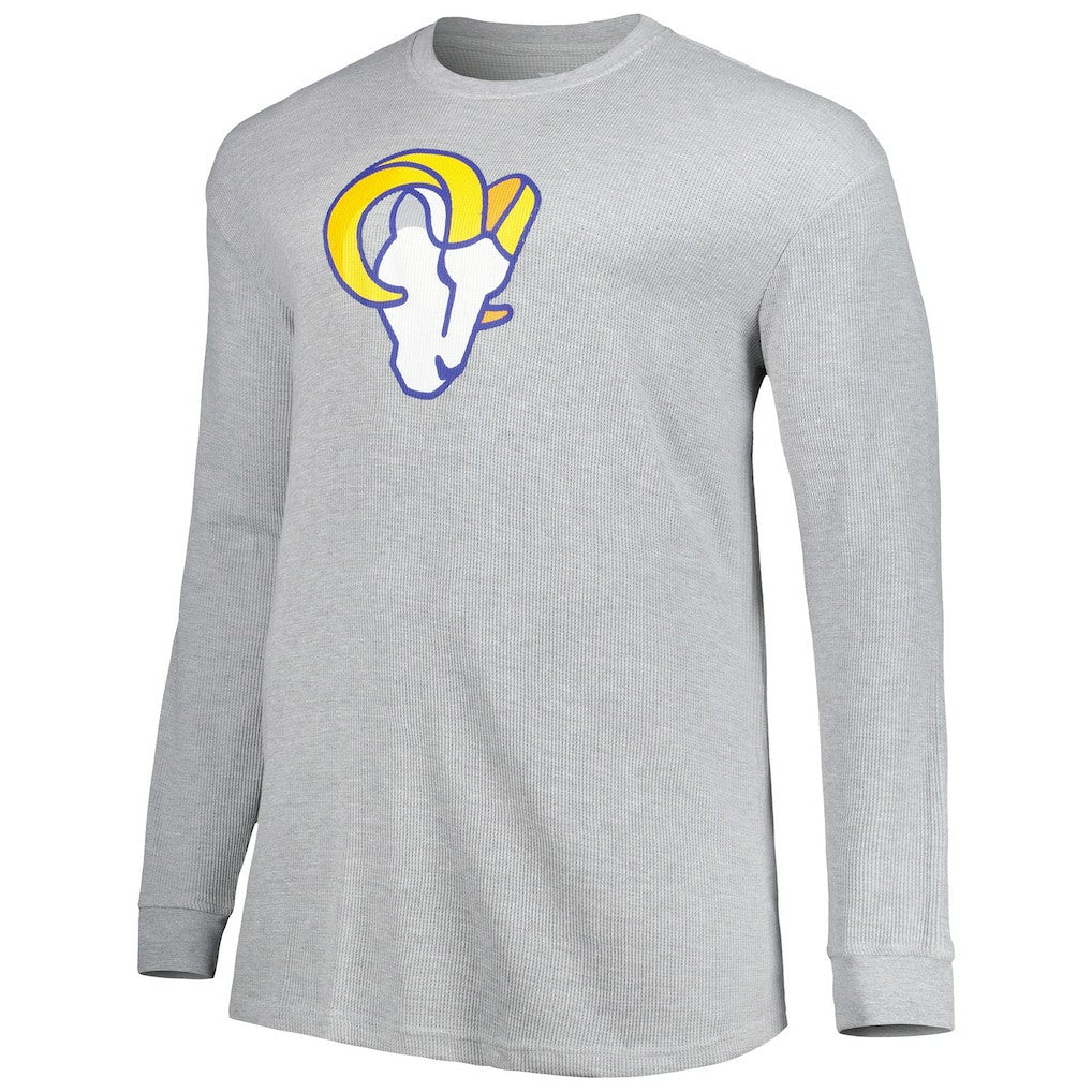 Los Angeles Rams Big & Tall Waffle-Knit Thermal Long Sleeve T-Shirt | NFL Outlet