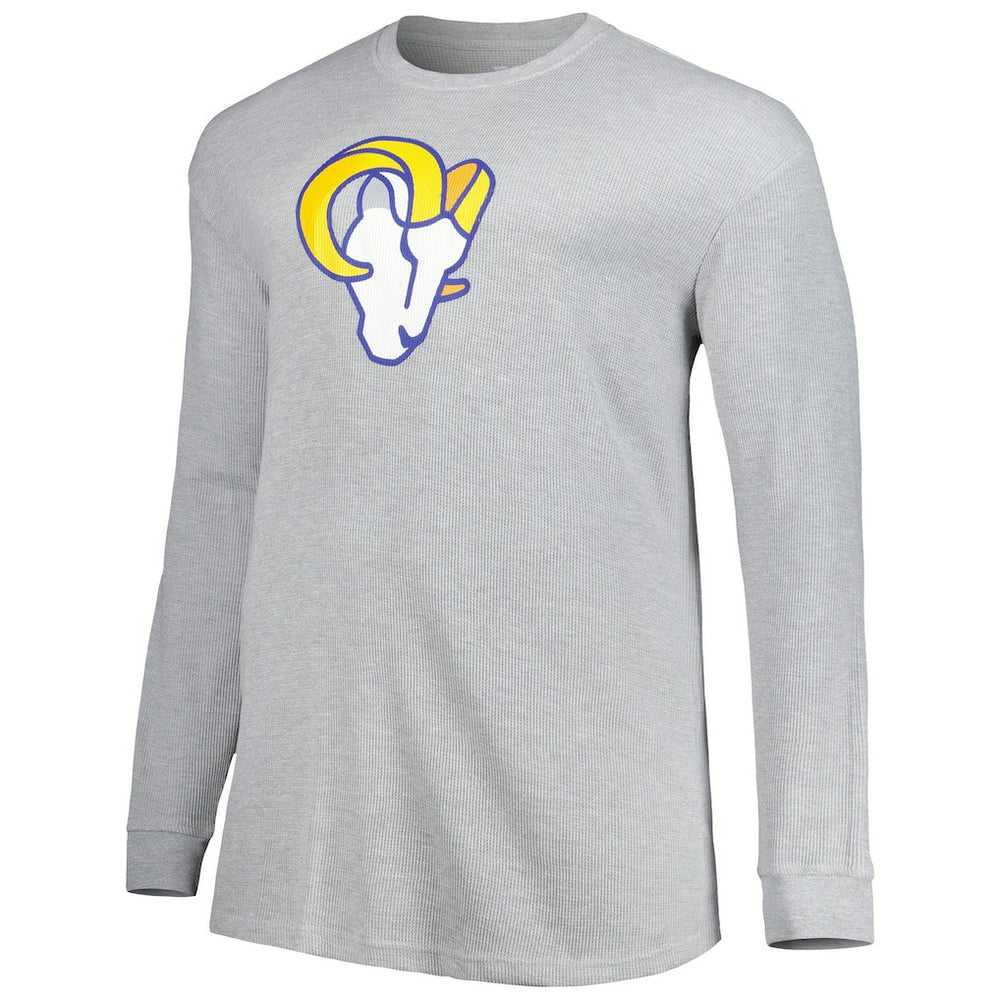 Los Angeles Rams Big & Tall Waffle-Knit Thermal Long Sleeve T-Shirt | NFL Outlet