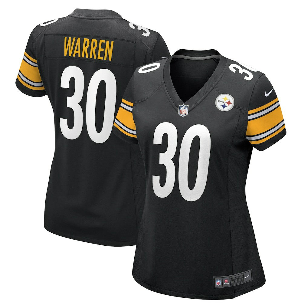 Pittsburgh Steelers Jaylen Warren  Women's Game Player Jersey | NFL New