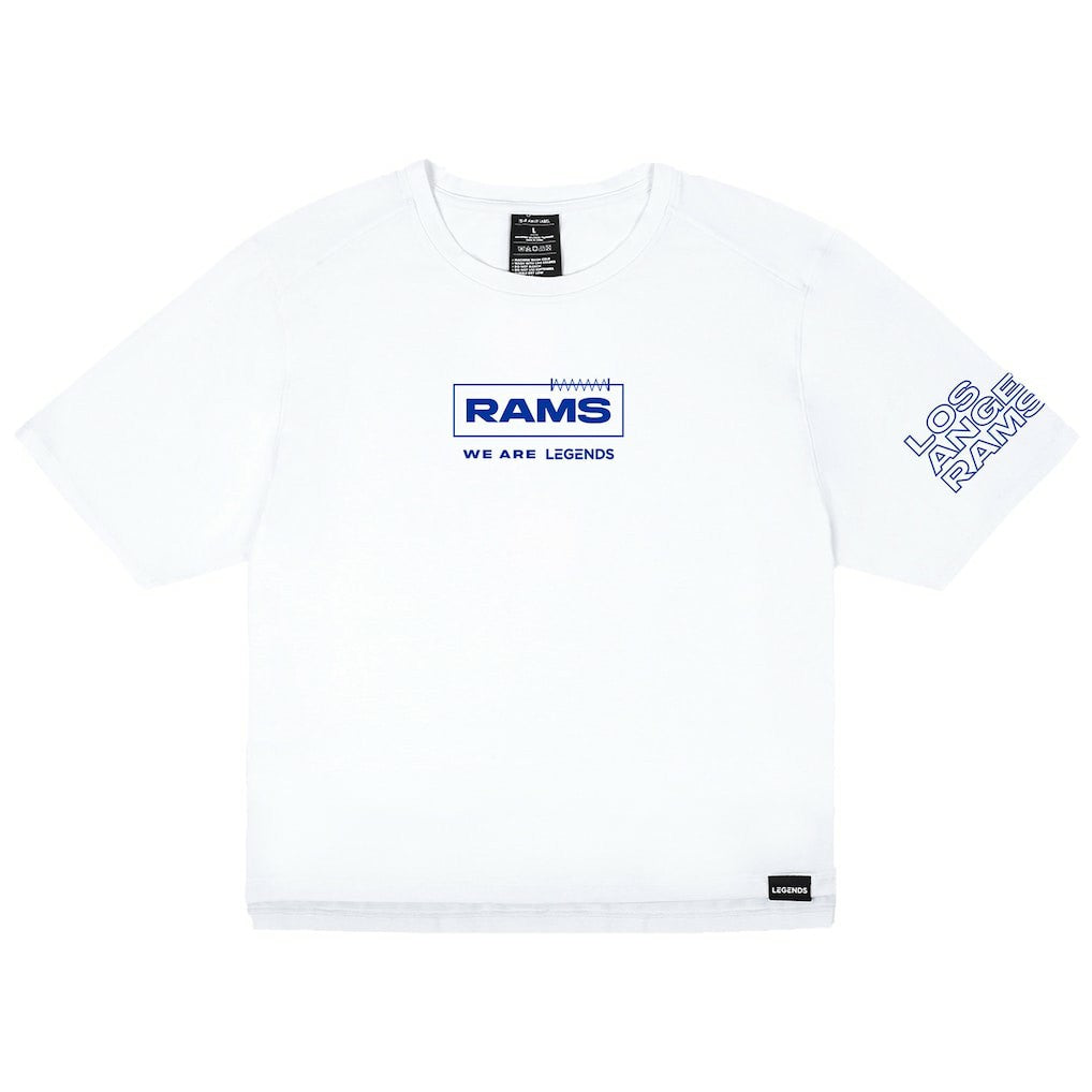 Los Angeles Rams LEGENDS Women's Aviation Crop T-Shirt | NFL Online