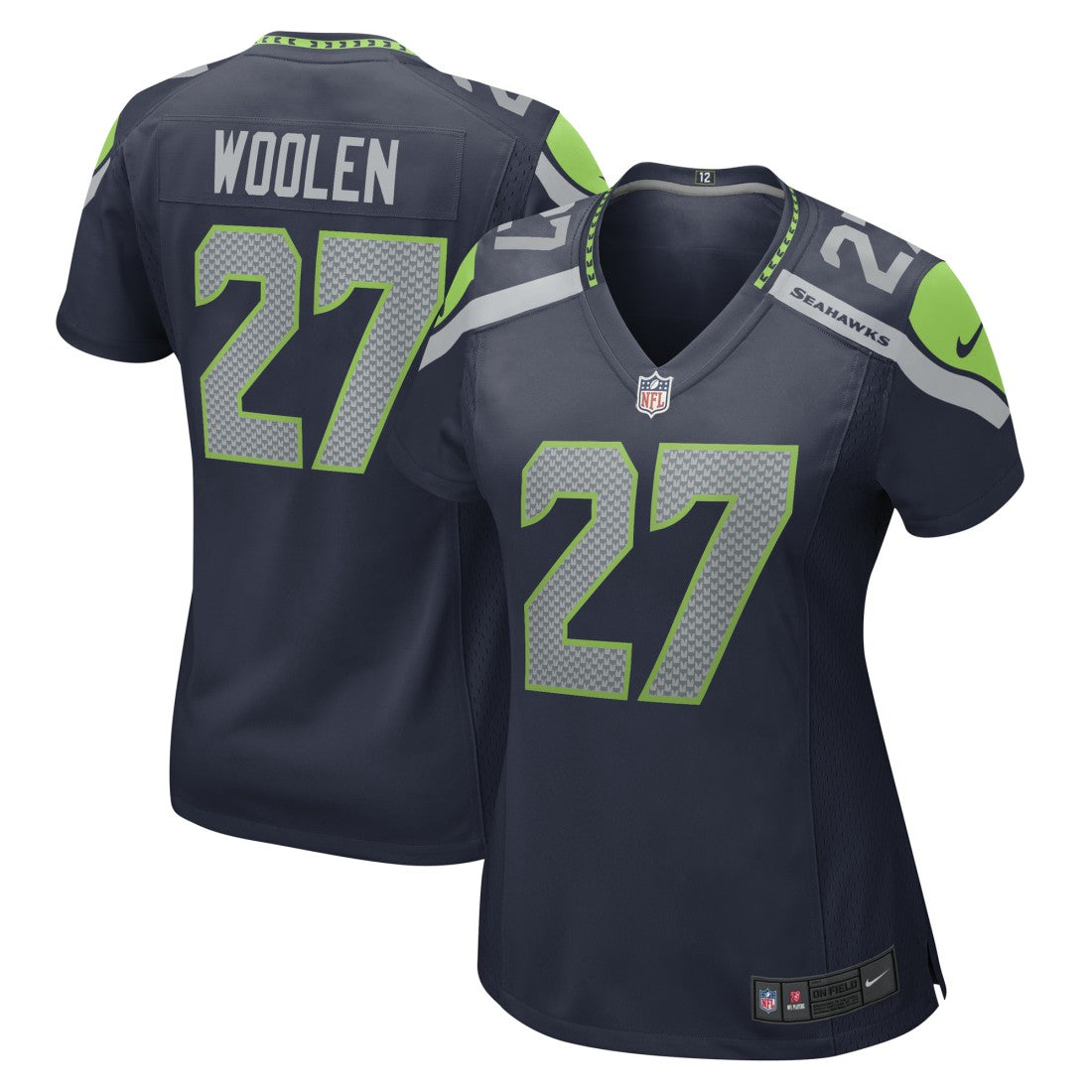 Seattle Seahawks Riq Woolen  Women's Team Game Jersey | NFL Hot