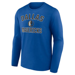Royal Dallas Mavericks Victory Arch Team Long Sleeve T-Shirt sale | NBA