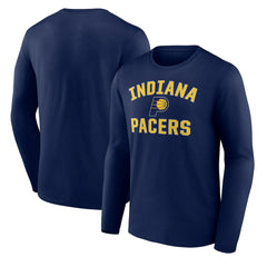 Navy Indiana Pacers Victory Arch Team Long Sleeve T-Shirt | NBA