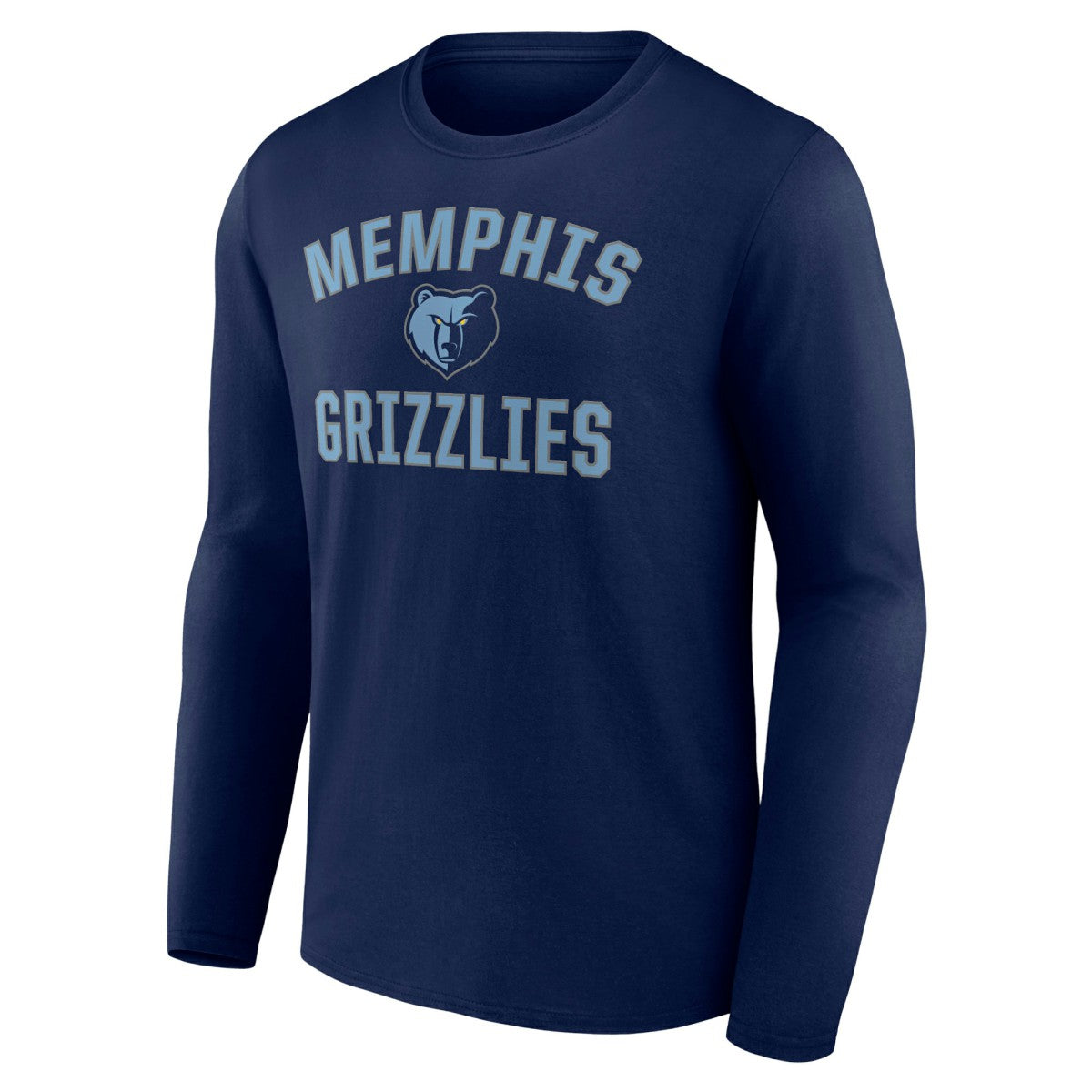 Navy Memphis Grizzlies Victory Arch Team Long Sleeve T-Shirt | NBA