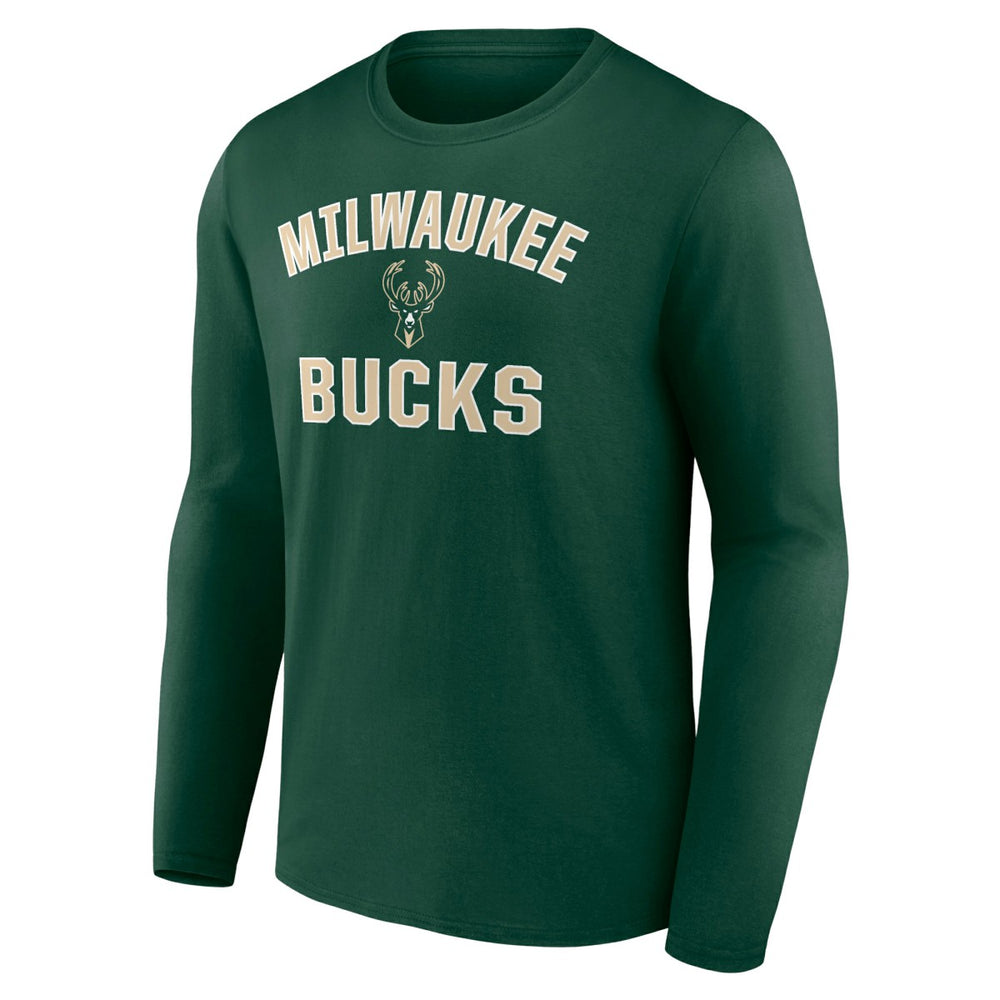 Green Milwaukee Bucks Victory Arch Team Long Sleeve T-Shirt | NBA