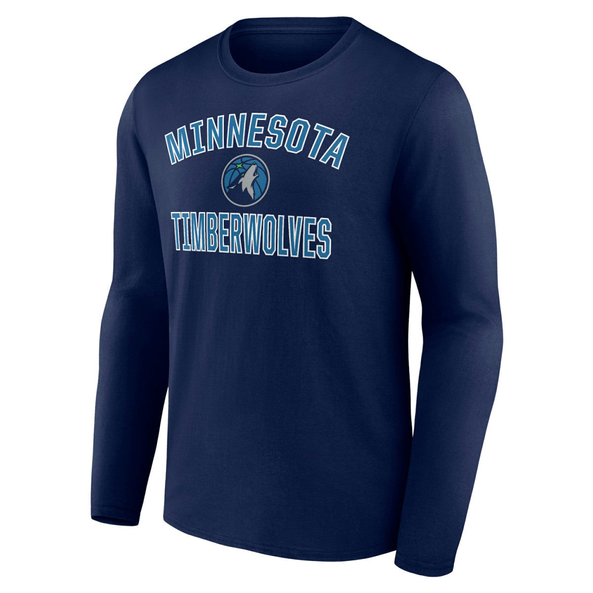 Navy Minnesota Timberwolves Victory Arch Team Long Sleeve T-Shirt | NBA