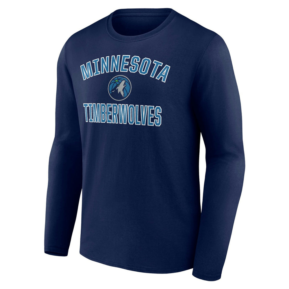 Navy Minnesota Timberwolves Victory Arch Team Long Sleeve T-Shirt | NBA