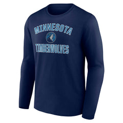 Navy Minnesota Timberwolves Victory Arch Team Long Sleeve T-Shirt | NBA