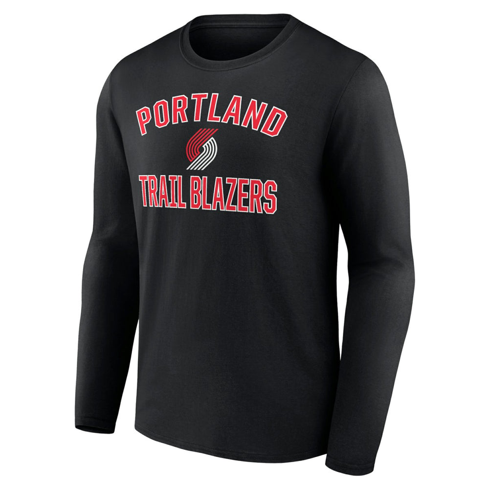 Black Portland Trail Blazers Victory Arch Team Long Sleeve T-Shirt | NBA