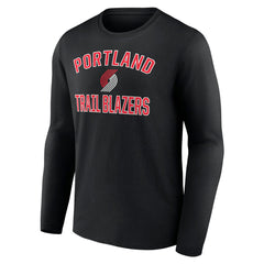 Black Portland Trail Blazers Victory Arch Team Long Sleeve T-Shirt | NBA