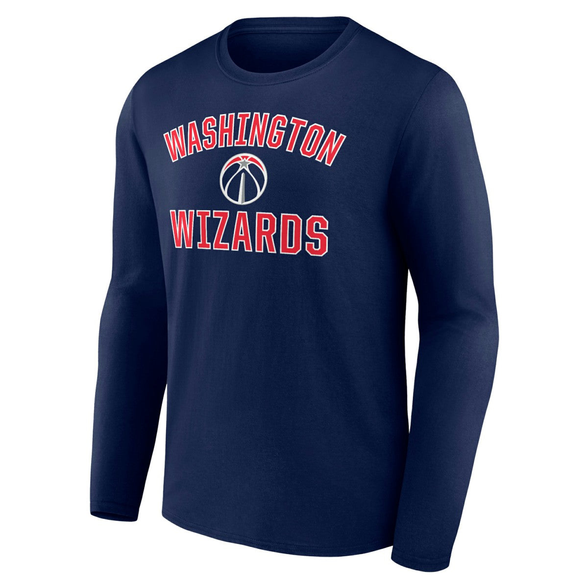 Navy Washington Wizards Victory Arch Team Long Sleeve T-Shirt | NBA