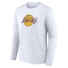 White Los Angeles Lakers Alternate Logo Long Sleeve T-Shirt | NBA