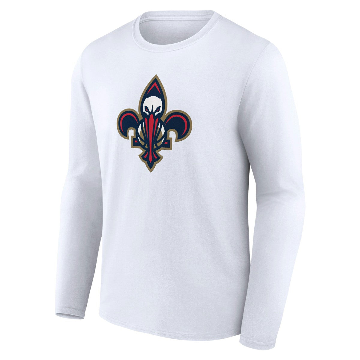 White New Orleans Pelicans Alternate Logo Long Sleeve T-Shirt | NBA