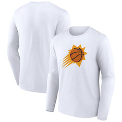 White Phoenix Suns Alternate Logo Long Sleeve T-Shirt | NBA