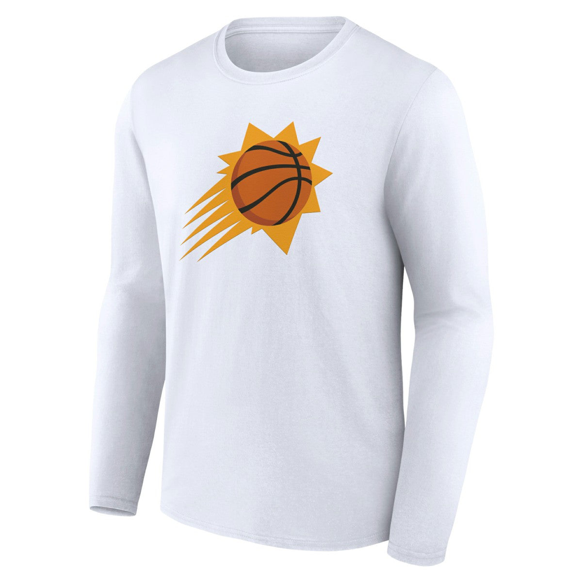 White Phoenix Suns Alternate Logo Long Sleeve T-Shirt | NBA