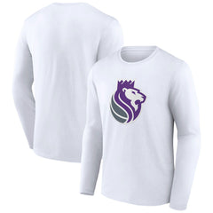 White Sacramento Kings Alternate Logo Long Sleeve T-Shirt | NBA