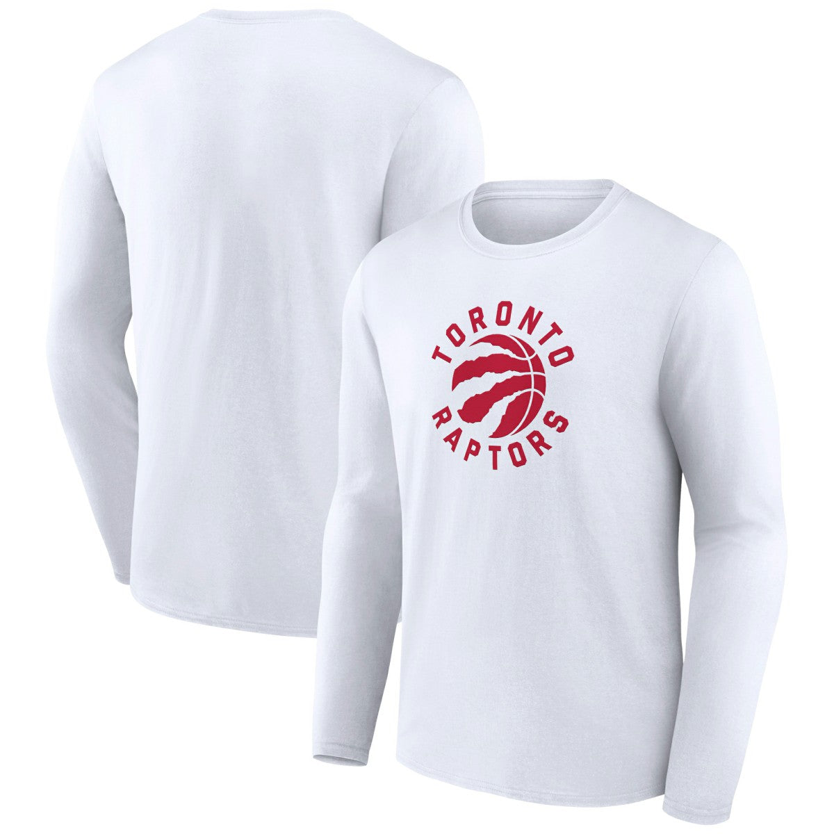 White Toronto Raptors Alternate Logo Long Sleeve T-Shirt | NBA