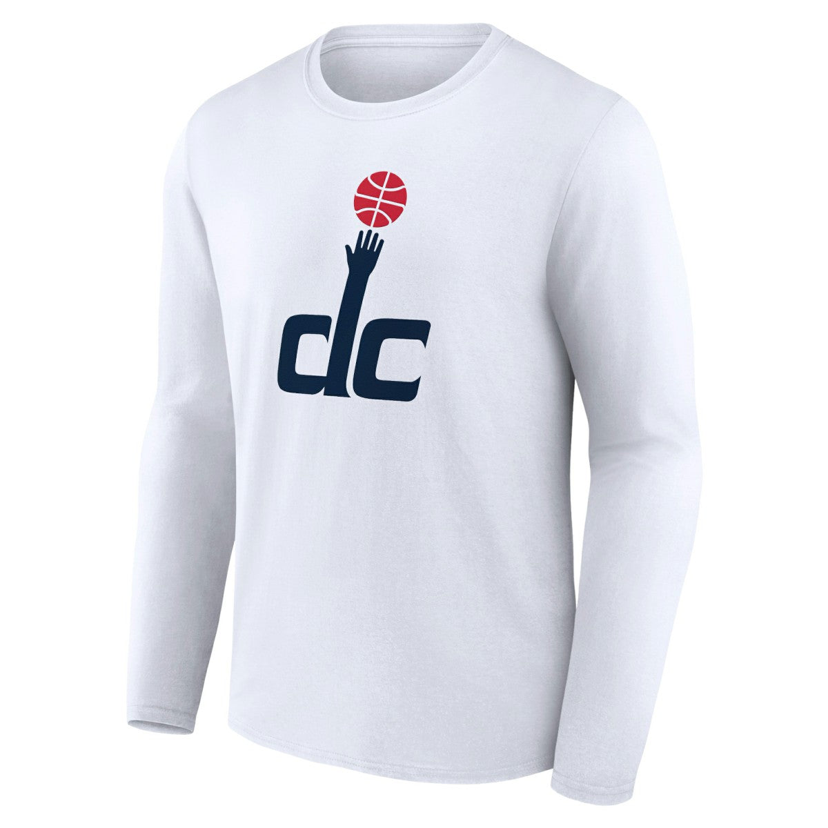 White Washington Wizards Alternate Logo Long Sleeve T-Shirt | NBA